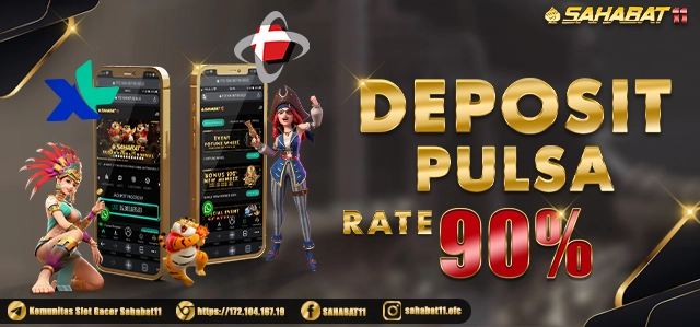 DEPOSIT PULSA RATE TERTINGGI 90%